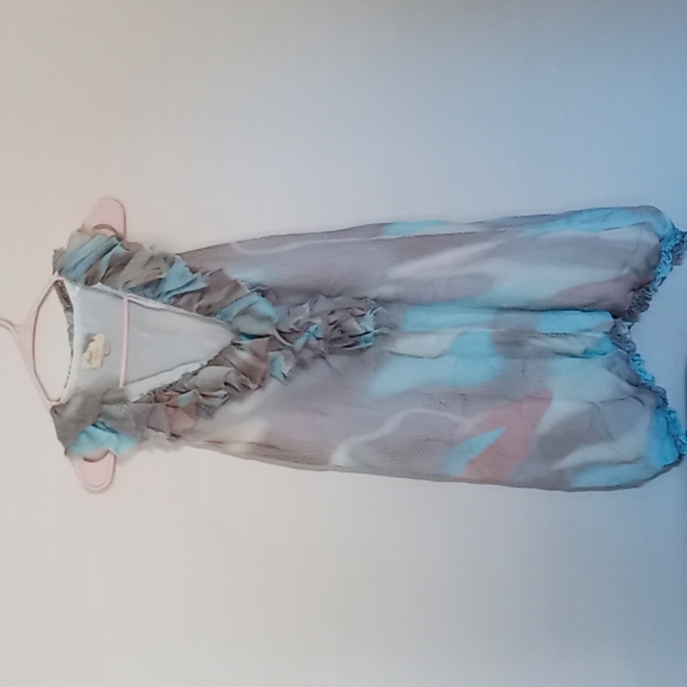 Elizabeth & James Silk Ruffle Bubble Dress